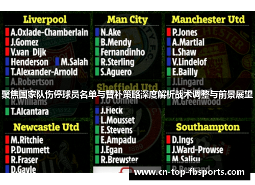 聚焦国家队伤停球员名单与替补策略深度解析战术调整与前景展望